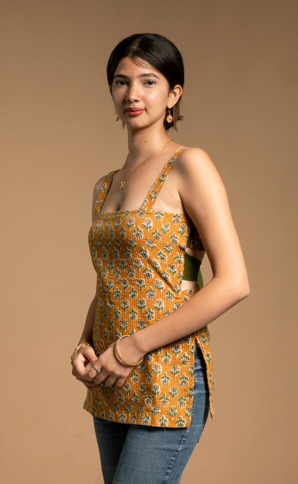 Phool (Mustard Ribbon-Back)
