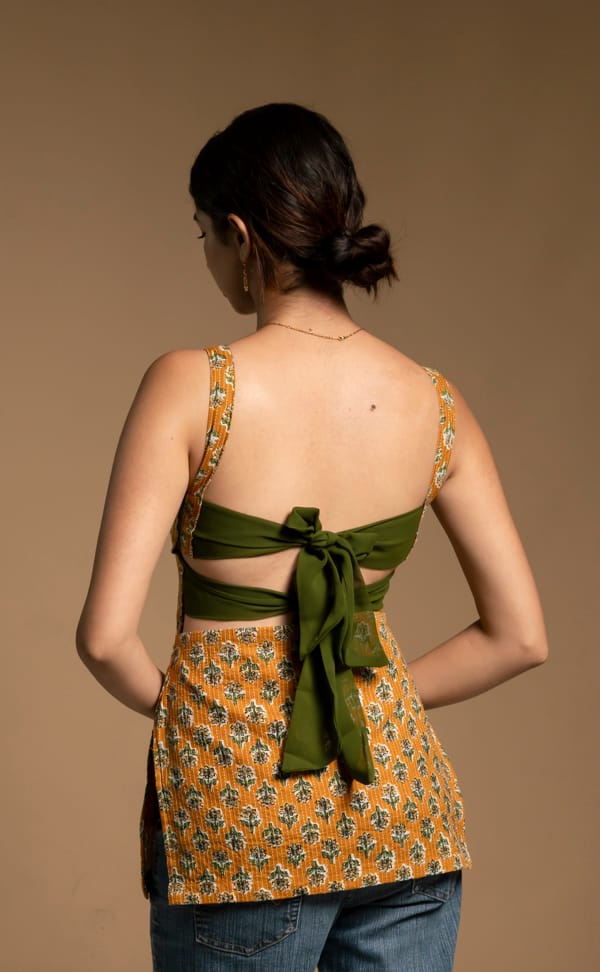 Phool (Mustard Ribbon-Back)