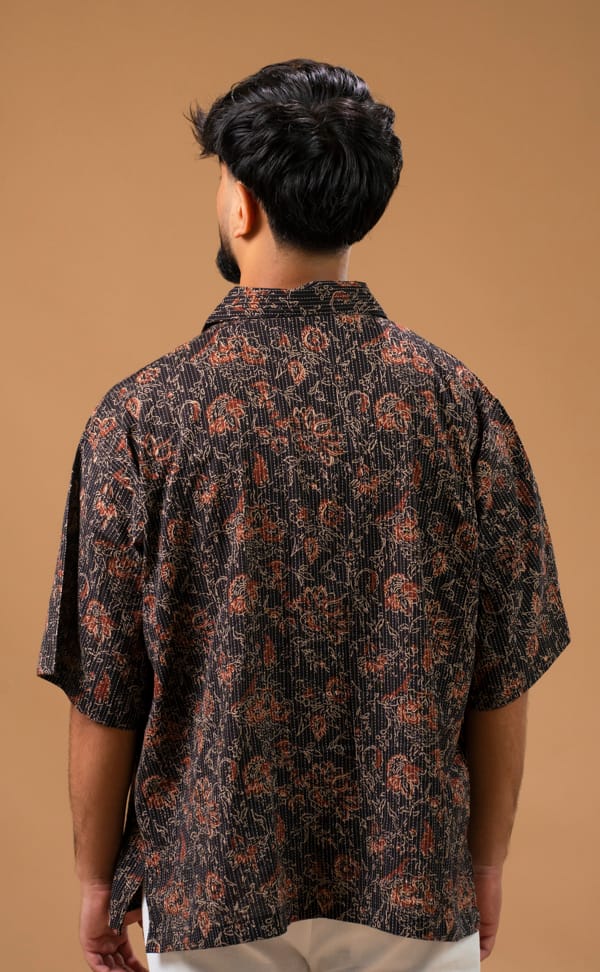 DSC09329 Rahul Oversized (Rust-Brown Floral)