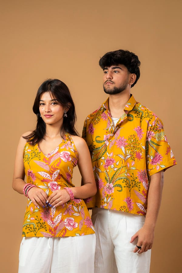 DSC01941 Kabir Shirt (Mustard)