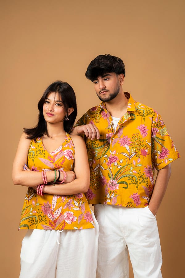 DSC01948 Kabir Shirt (Mustard)