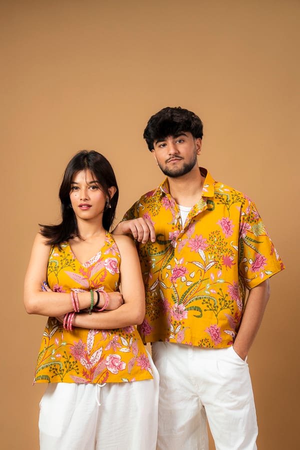 DSC01951 Kabir Shirt (Mustard)