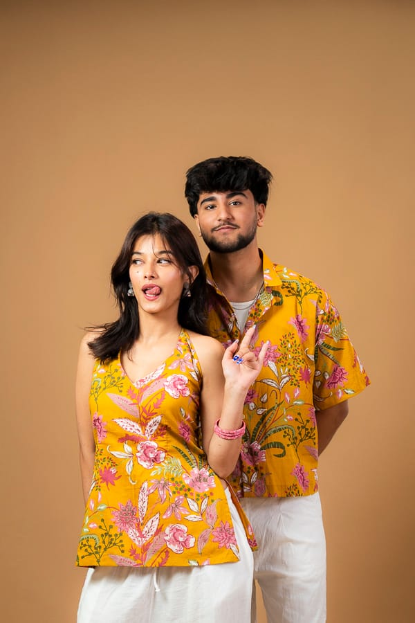 DSC01954 Kabir Shirt (Mustard)