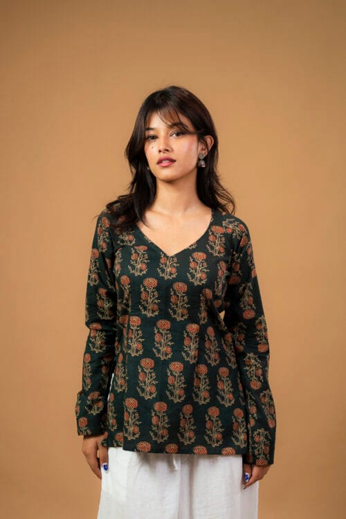 Leela (Full Sleeve, V-neck)