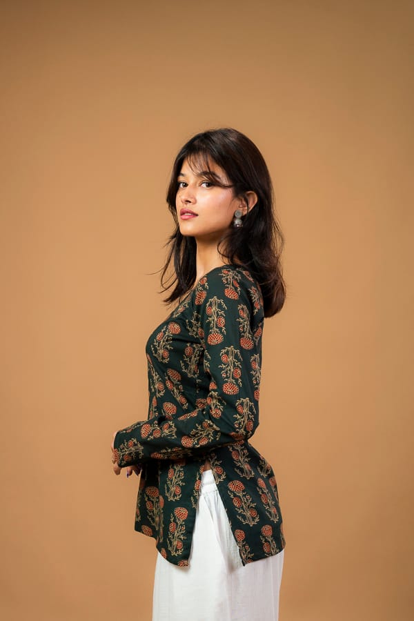 Leela (Full Sleeve, V-neck)