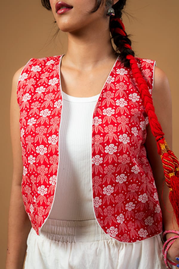 Laligurash Red (Waist Coat)