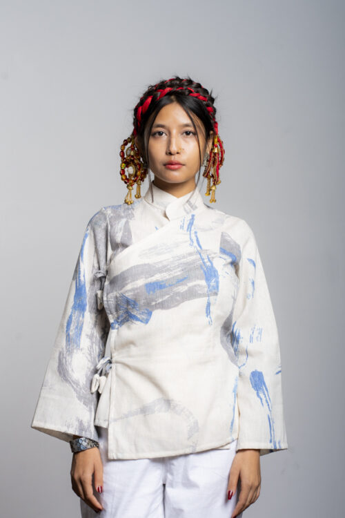 Maichang White Floral (Chaubandi)