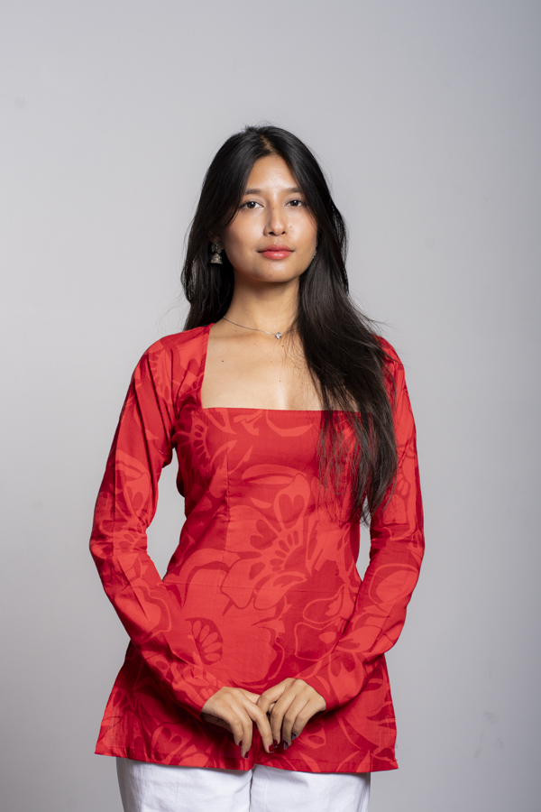 Maya (Red Kurthi )