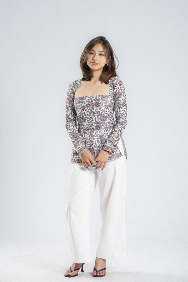 Noor (Full Sleeve Square Neck)