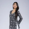 059 Dripti ( Black Floral )