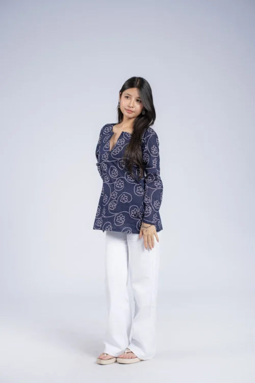 ⁠Hema ( Blue Floral )