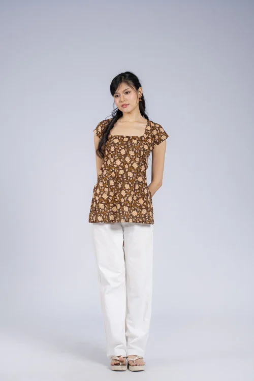 Kat ( Brown Floral )