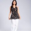 DSC07728 Kajal - Black Halter Neck