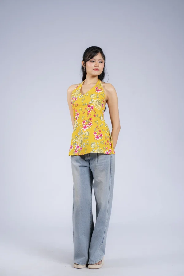 Vani (Yellow Halter Top)