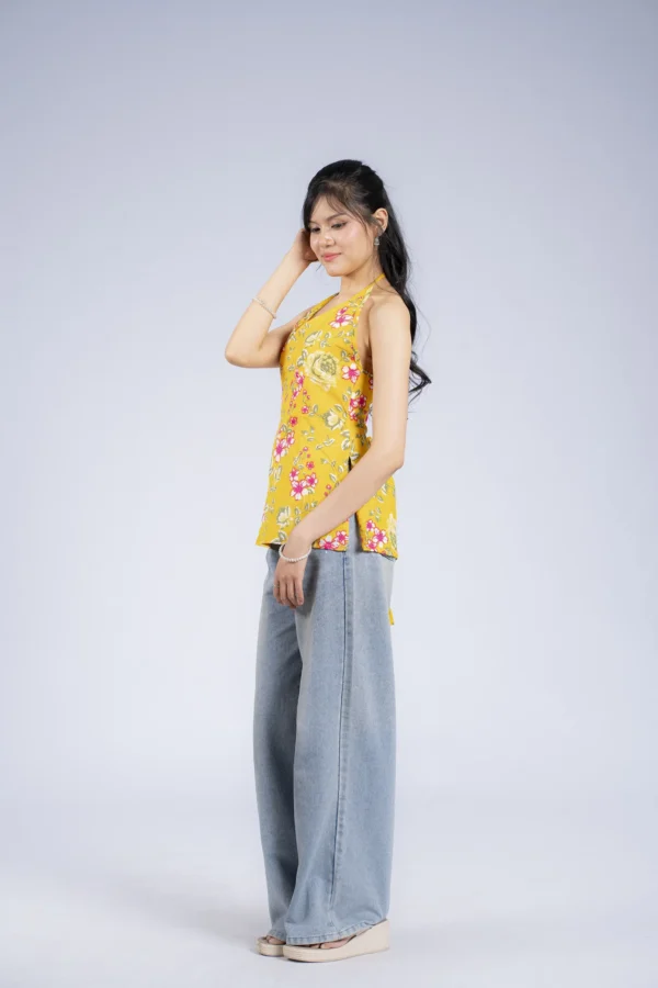 Vani (Yellow Halter Top)