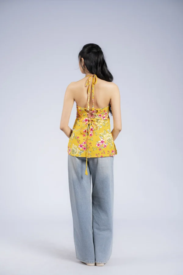 Vani (Yellow Halter Top)