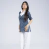 Annie (Blue & White Semi-Formal Kurti )