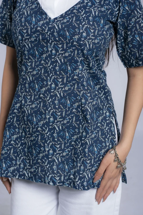 Annie (Blue & White Semi-Formal Kurti )