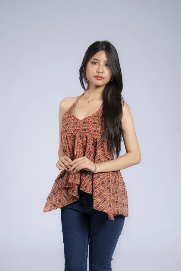 Gungun (Halter Peplum Top)