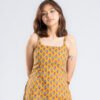 DSC05781 Tikki (Yellow Open Back Single Strap Top)