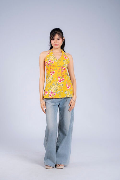 Vani (Yellow Halter Top)