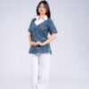 DSC08147 Annie (Blue & White Semi-Formal Kurti )