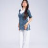 DSC08159 Annie (Blue & White Semi-Formal Kurti )
