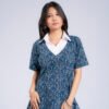 DSC08172 Annie (Blue & White Semi-Formal Kurti )