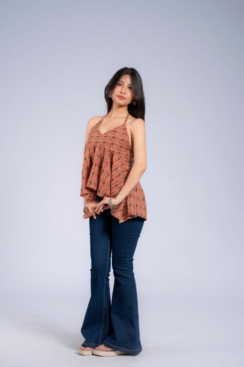 Gungun (Halter Peplum Top)