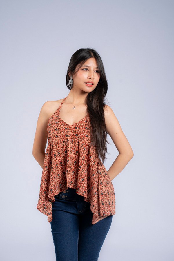 DSC08471 Gungun (Halter Peplum Top)