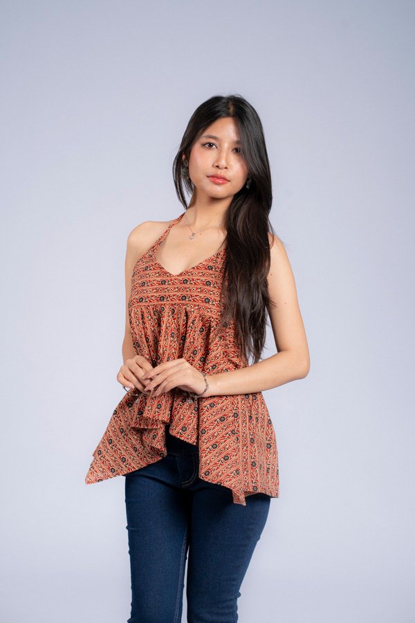 DSC08478 Gungun (Halter Peplum Top)