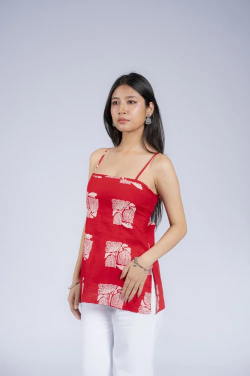 Riya (Red Single-Strap)