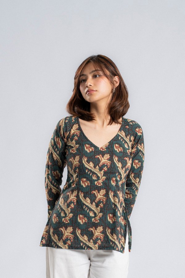 Luhi (V-Neck Full Sleeve)