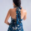 Lea ( Blue-Halter Neck )