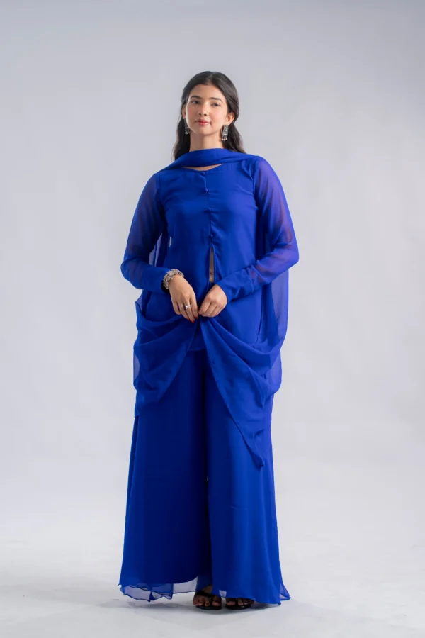 Ishani Set ( Royal Blue )